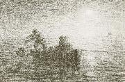 Jean Francois Millet Darkness painting